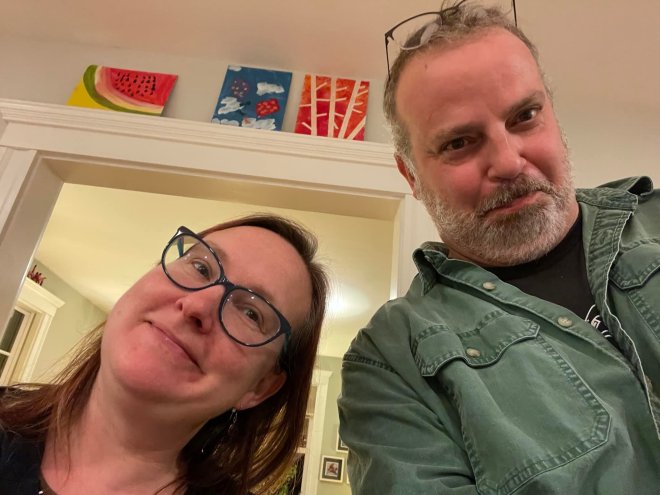 Sarah Hunter and Josh Turiel