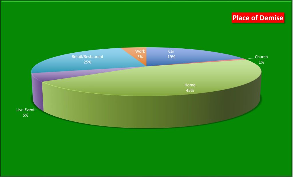 Place of Demise Pie Chart