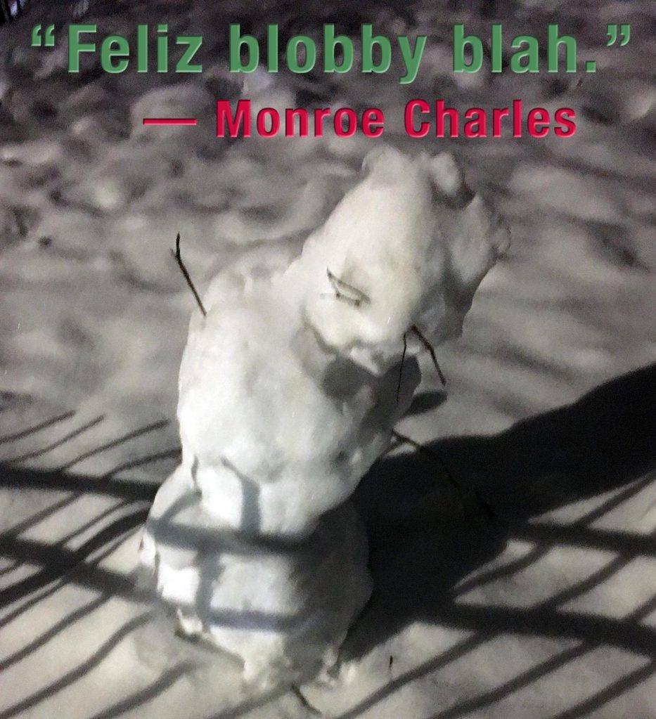 Feliz blobby blah.