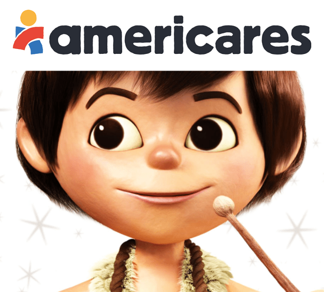 Americas logo with evil Boy